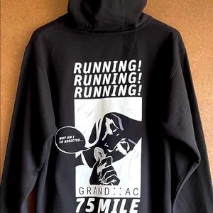 GRAND AC UNISEX LONG SLEEVE HOODIE SZ:l NWOT🏷